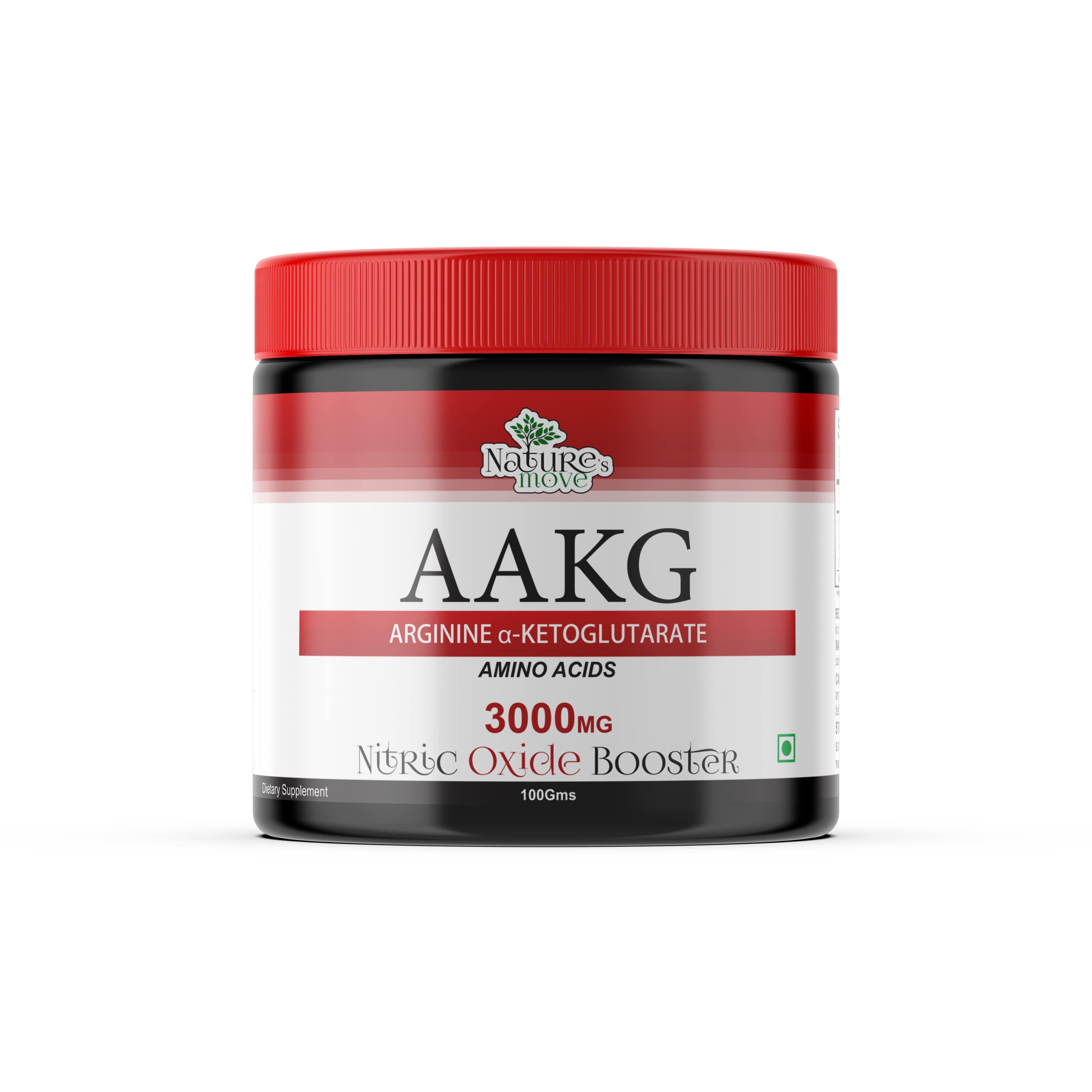 Nature's Move AAKG 3000mg | Arginine Alpha-Ketoglutarate 